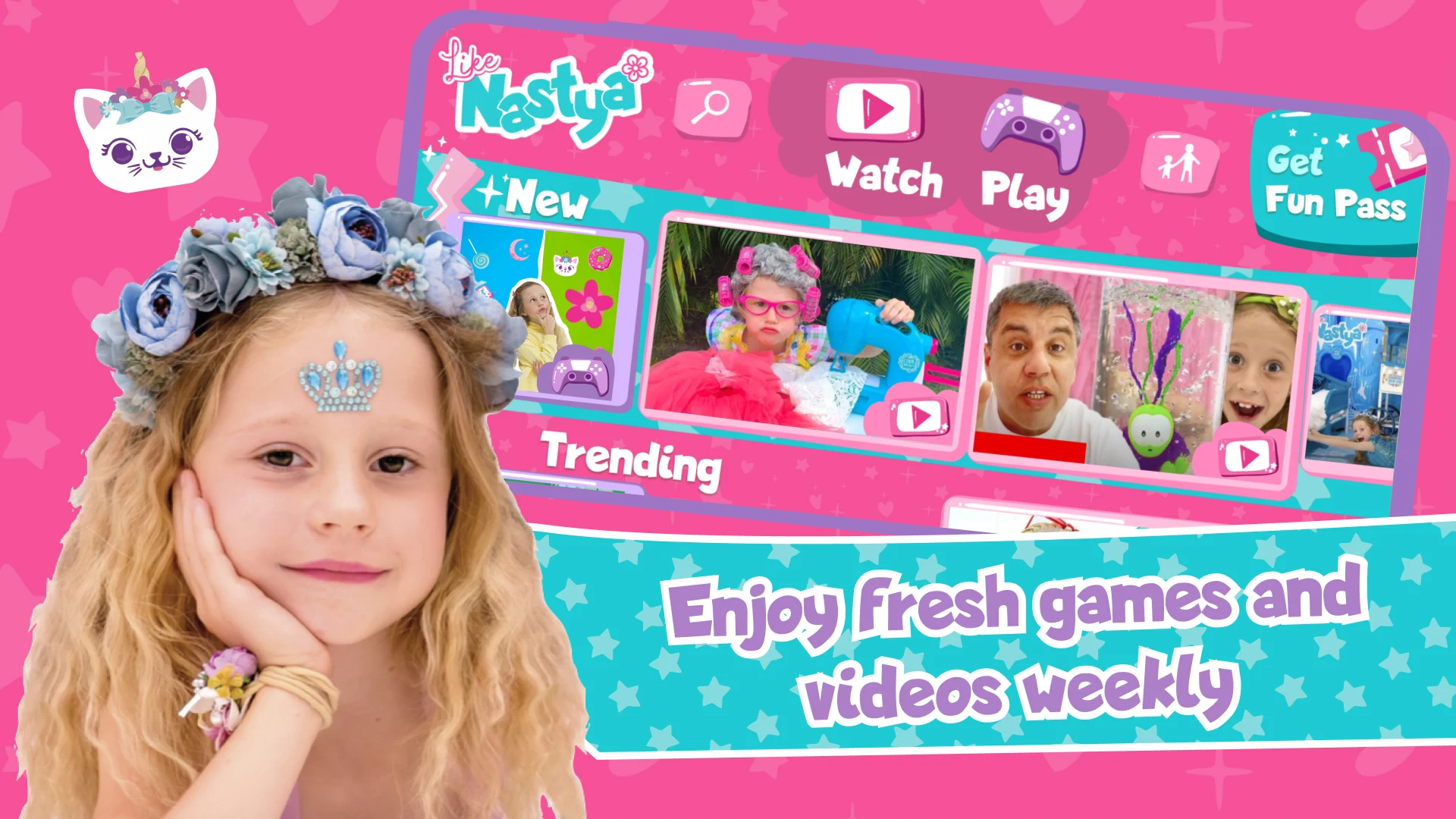 Like Nastya: Kids Games Videos screenshot
